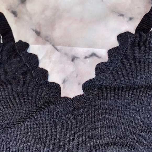 🌺 NEW Unity Plus Scallop Trim Cami Knit Top - Picture 3 of 14